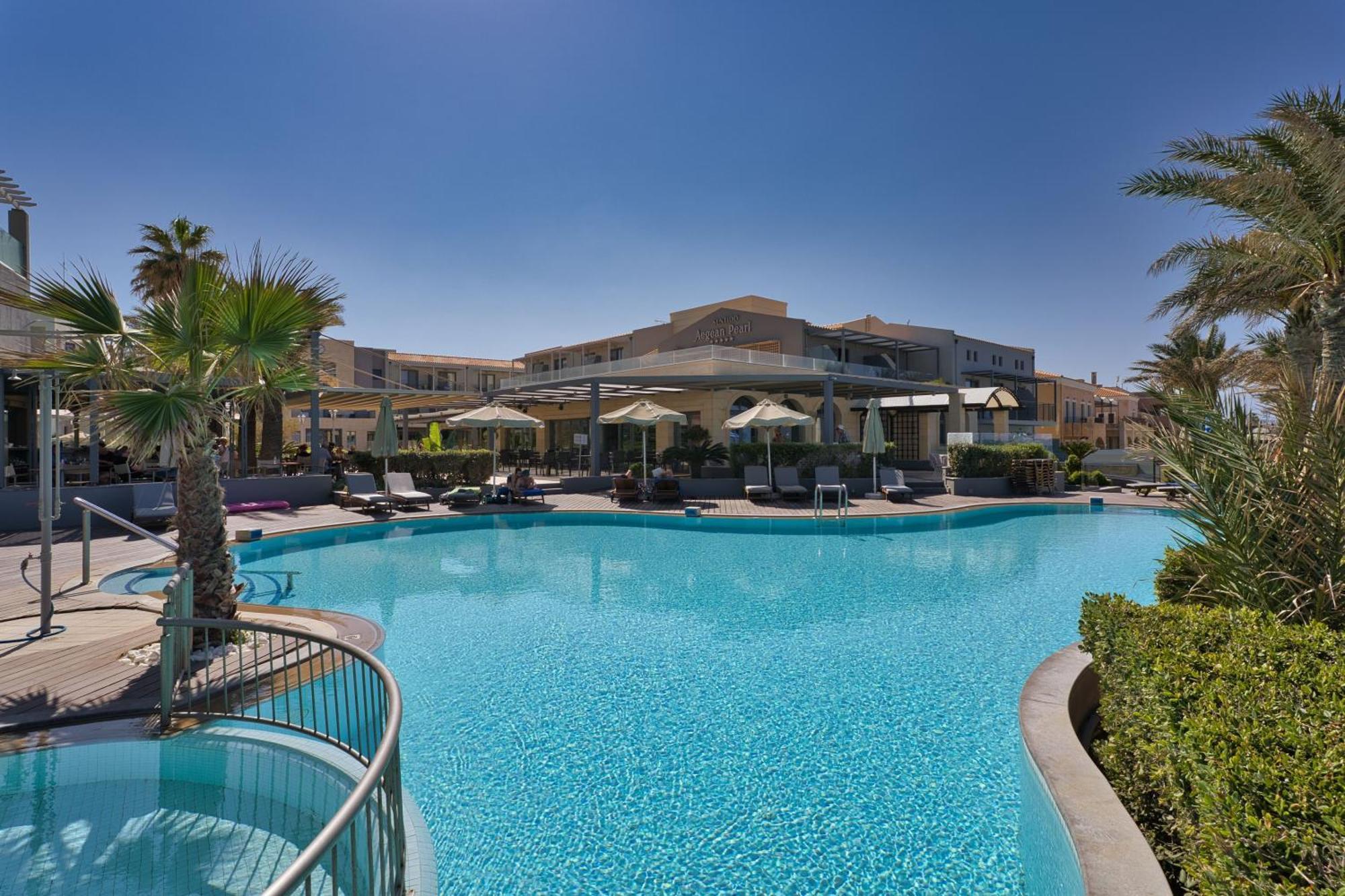 Aegean Pearl Hotell Rethymno Exteriör bild
