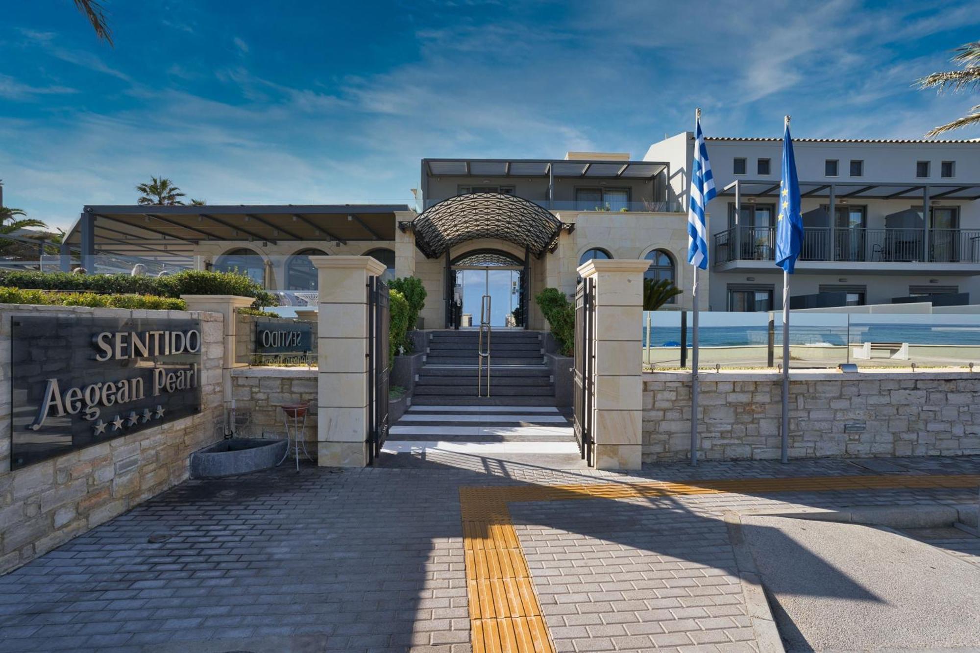 Aegean Pearl Hotell Rethymno Exteriör bild